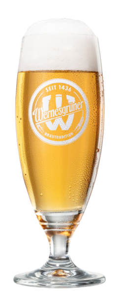 112308 Wernesgrüner Bierglas 0,4L