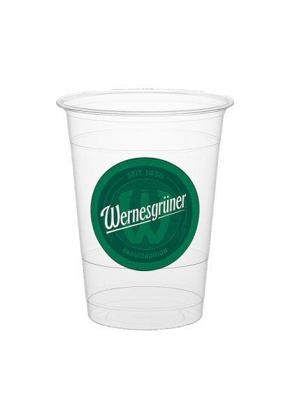 112309 Wernesgrüner Einwegbecher 0,4L